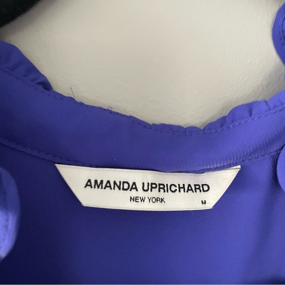 Amanda Uprichard Hestia Dress in Nu Blue, Size Medium - Picture 6 of 7